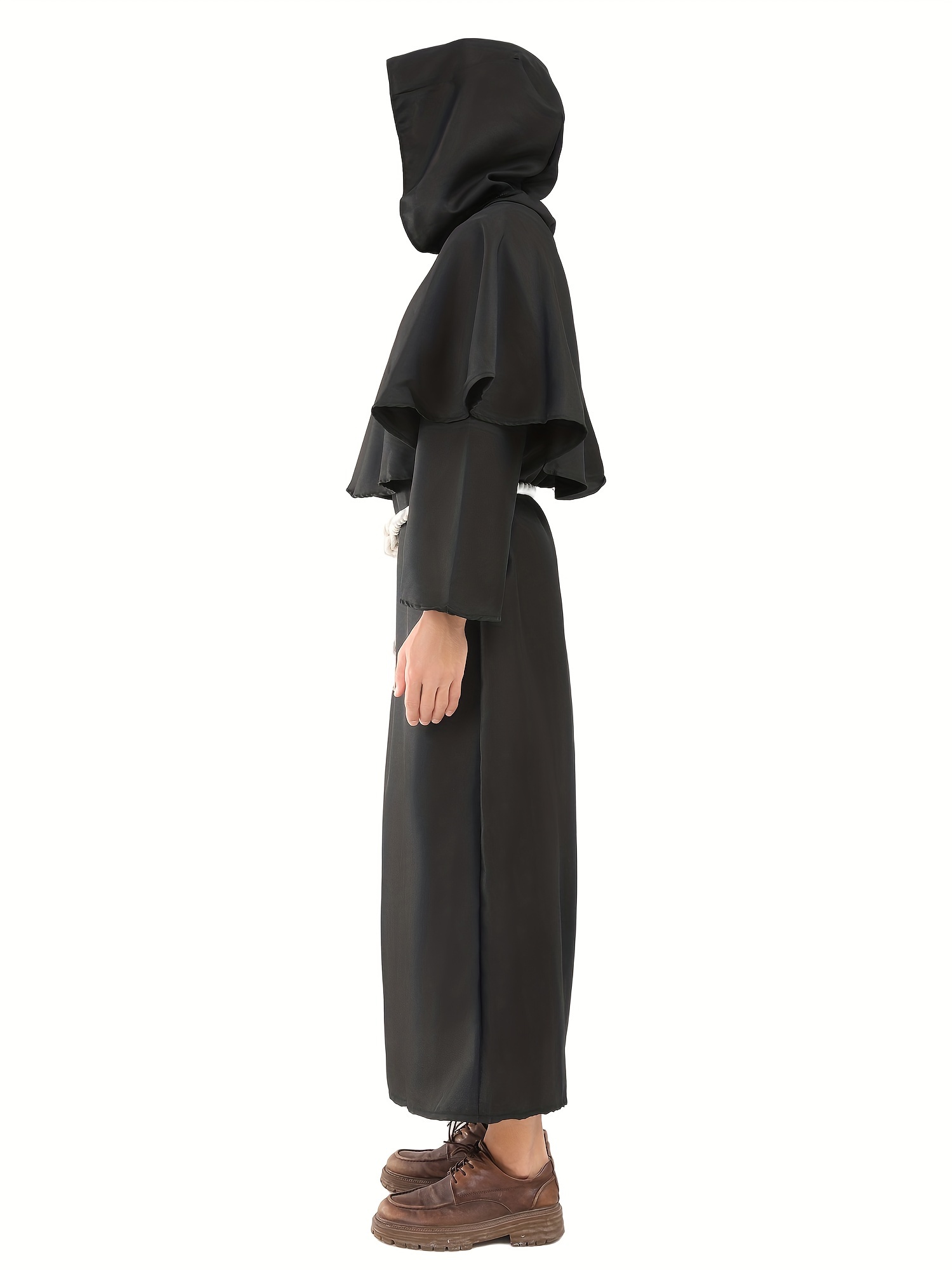 Medieval Monk Robe Priest Robe Halloween Costume Cloak2